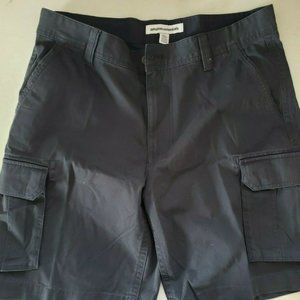 Essentials Men's Classic-Fit Cargo Short, Navy, 36